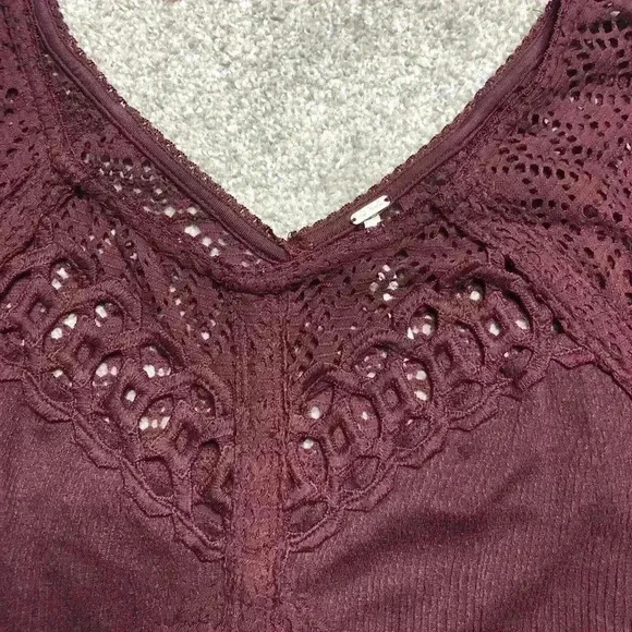 Free People Dress Mini Lace Ribbed - Picture 5 of 10